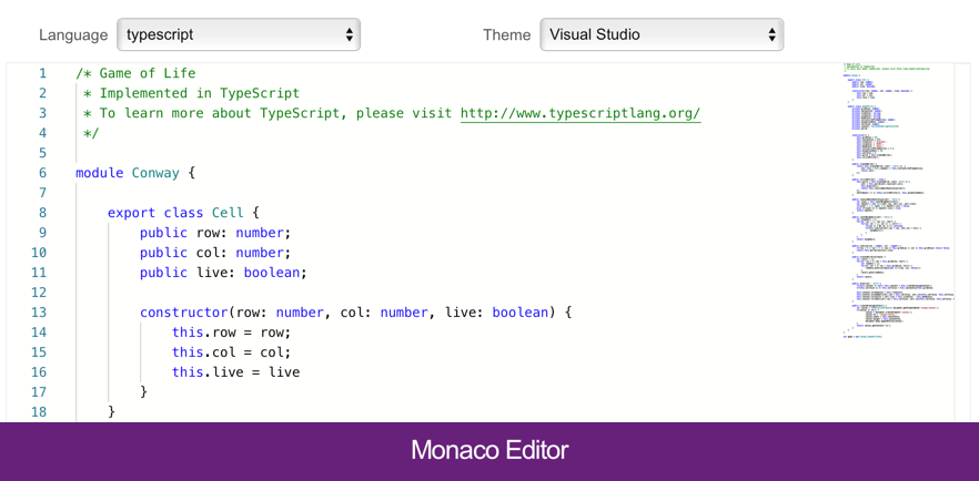 Monaco Editor Monaco Editor