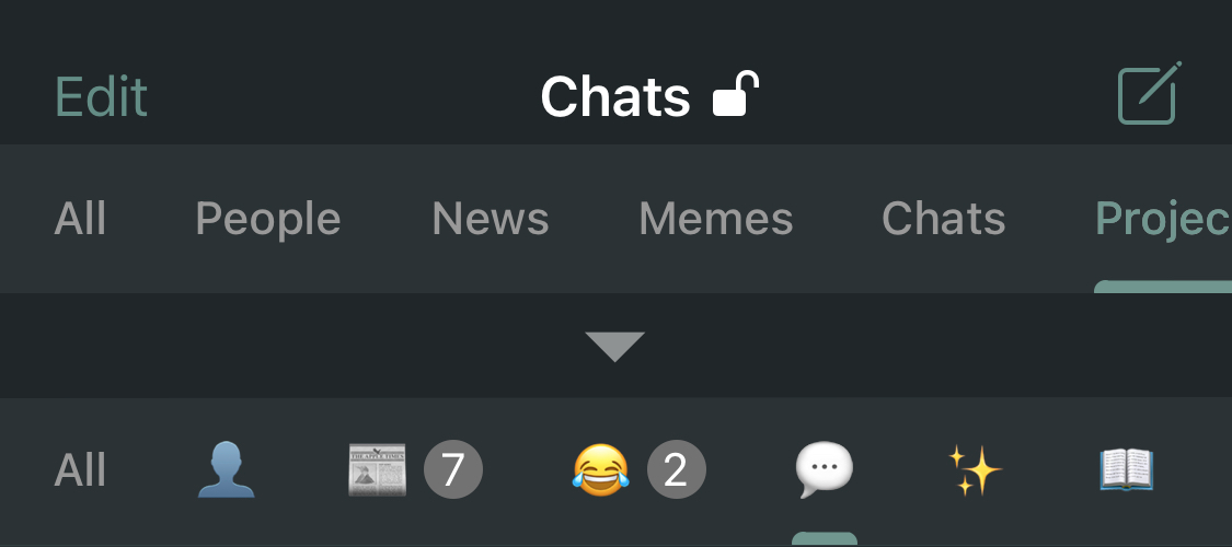 Emoji for folders in Telegram Emoji for folders in Telegram