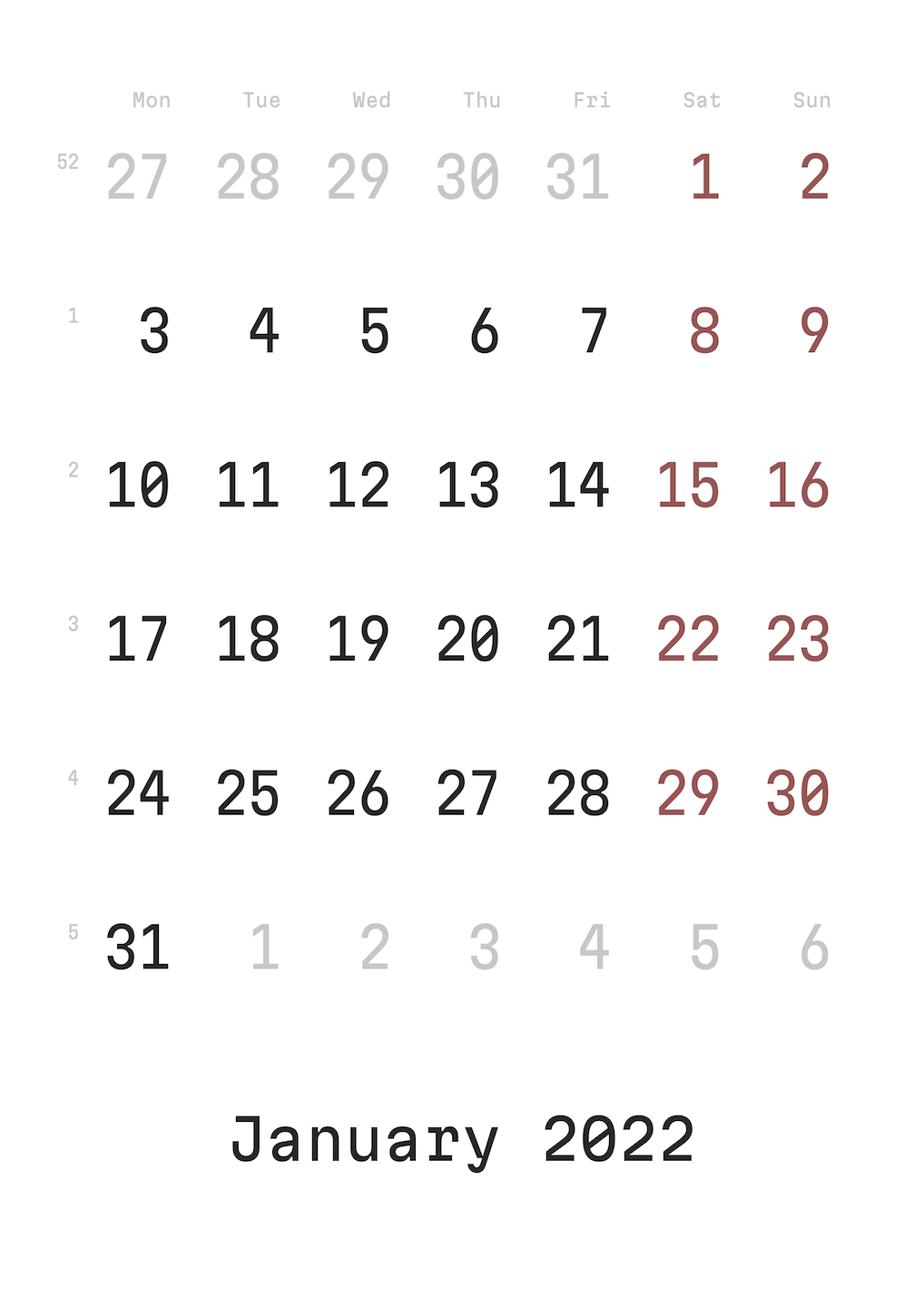 Calendar