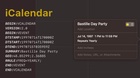 iCalendar promo