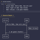 VSCode sequence diagrams