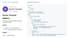 Render Template Example